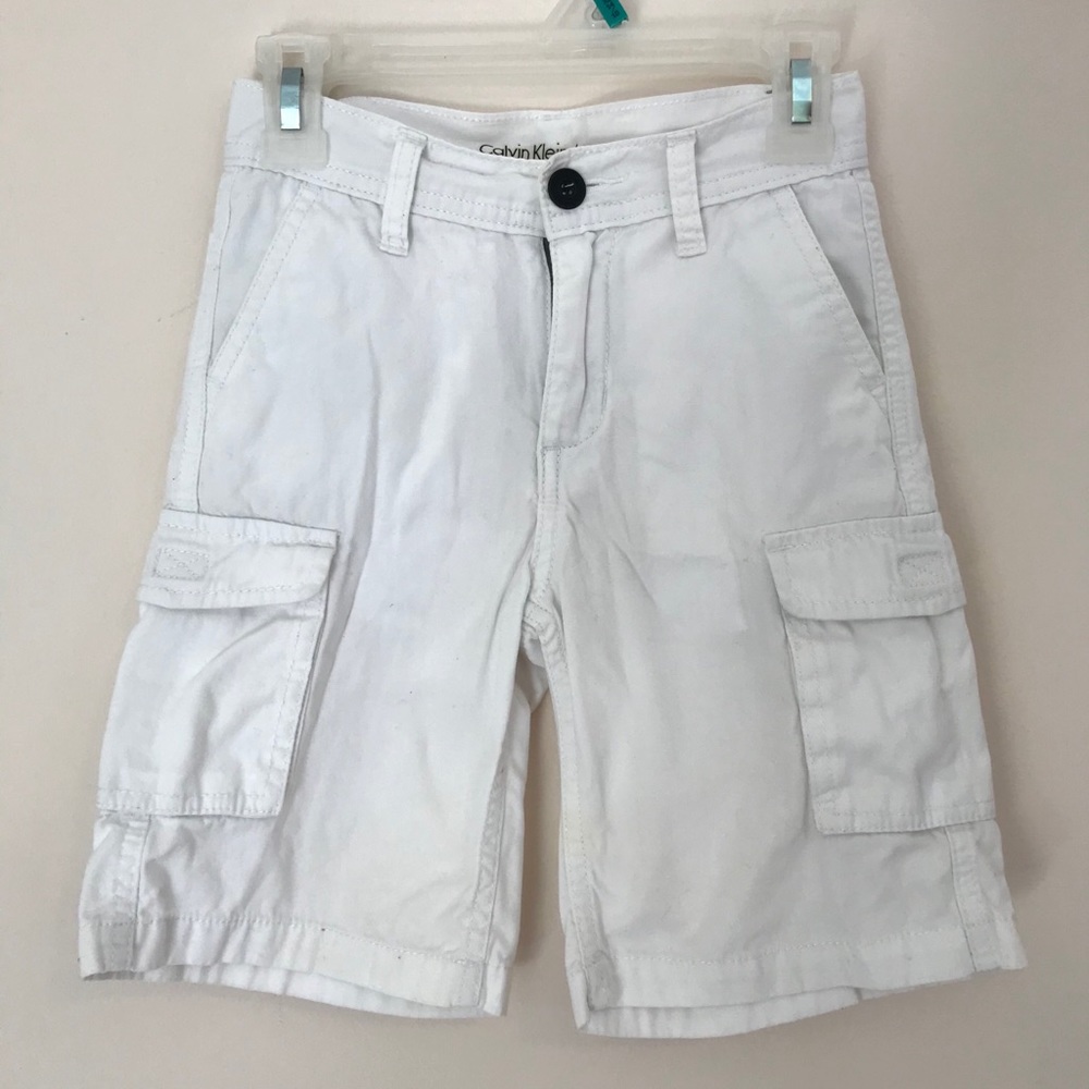 Calvin Klein White Jean Shorts